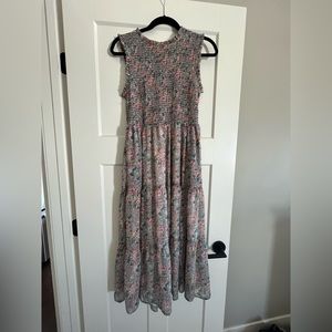 CJLA floral midi dress size Medium